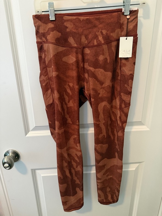 CALIA by Carrie Underwood Pants - CALIA by Carrie Underwood Rust Camo Leggings